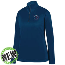 Load image into Gallery viewer, All Saints Catholic School - &quot;Crest&quot; Ladies 1/4 Zip Performance Fleece Pullover
