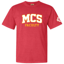 Load image into Gallery viewer, Monte Cassino - &quot;MCS Faculty&quot; Adult Garment-Dyed Heavyweight T-Shirt
