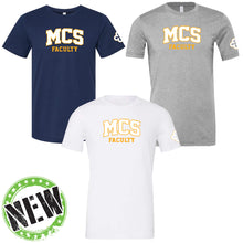 Load image into Gallery viewer, Monte Cassino - &quot;MCS Faculty&quot; Adult CVC Jersey Tee
