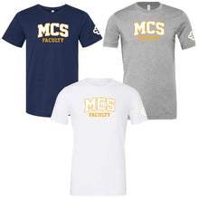 Load image into Gallery viewer, Monte Cassino - &quot;MCS Faculty&quot; Adult CVC Jersey Tee
