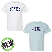 Load image into Gallery viewer, St. Pius X Catholic School - "Arch Distressed" Youth/Adult Unisex SS T
