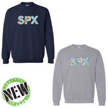 Load image into Gallery viewer, St. Pius X Catholic School - "Chalk" Youth/Adult Crewneck Sweatshirt
