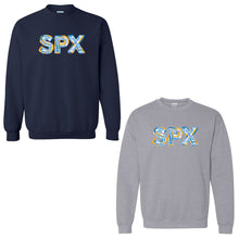 Load image into Gallery viewer, St. Pius X Catholic School - "Chalk" Youth/Adult Crewneck Sweatshirt
