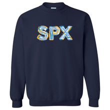 Load image into Gallery viewer, St. Pius X Catholic School - "Chalk" Youth/Adult Crewneck Sweatshirt

