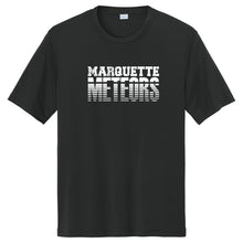 Load image into Gallery viewer, Marquette Catholic School - "Meteors Distressed" Youth/Adult Performance SS T
