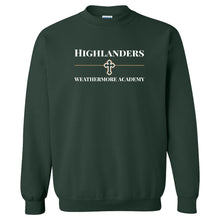 Load image into Gallery viewer, Weathermore Academy - "Cross 2.0" Youth/Adult Crewneck Sweatshirt
