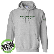 Load image into Gallery viewer, Weathermore Academy - "Upon the Rock" Youth/Adult Hooded Sweatshirt

