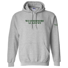 Load image into Gallery viewer, Weathermore Academy - "Upon the Rock" Youth/Adult Hooded Sweatshirt
