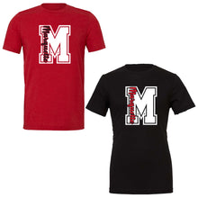Load image into Gallery viewer, Marquette Teachers - "M Vertical" Adult Blended SS T
