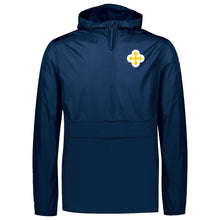 Load image into Gallery viewer, Monte Cassino - "Cross" Youth/Adult Water Resistant 1/4 Zip Hooded Packable Pullover
