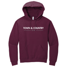Load image into Gallery viewer, Town &amp; Country School - &quot;Heritage&quot; Youth/Adult Hooded Sweatshirt
