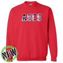 Load image into Gallery viewer, All Saints Catholic School - "Varsity Plaid" Youth/Adult Crewneck Sweatshirt
