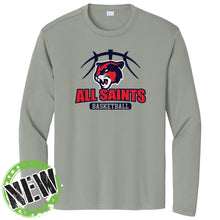 Load image into Gallery viewer, All Saints Catholic School - &quot;Athletic Basketball&quot; Youth/Adult Long Sleeve Performance T
