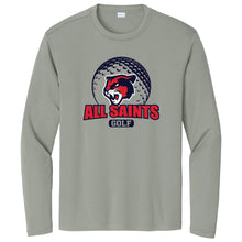 Load image into Gallery viewer, All Saints Catholic School - &quot;Athletic Golf&quot; Youth/Adult Long Sleeve Performance T
