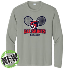 Load image into Gallery viewer, All Saints Catholic School - &quot;Athletic Tennis&quot; Youth/Adult Long Sleeve Performance T
