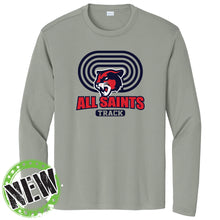 Load image into Gallery viewer, All Saints Catholic School - &quot;Athletic Track&quot; Youth/Adult Long Sleeve Performance T
