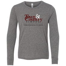 Load image into Gallery viewer, Town &amp; Country School - Youth/Adult Tri-Blend Long Sleeve T
