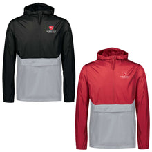 Load image into Gallery viewer, Wright Christian Academy - &quot;Crest&quot; Youth/Adult 1/4 Zip Hooded Packable Pullover
