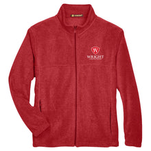 Load image into Gallery viewer, Wright Christian Academy - &quot;Crest&quot; Full Zip Fleece Jacket
