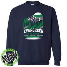 Load image into Gallery viewer, Evergreen Academy - "Summit" Youth/Adult Crewneck Sweatshirt
