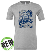 Load image into Gallery viewer, Evergreen Academy - "Grizzly Floral" Youth/Adult Blended Soft SS T
