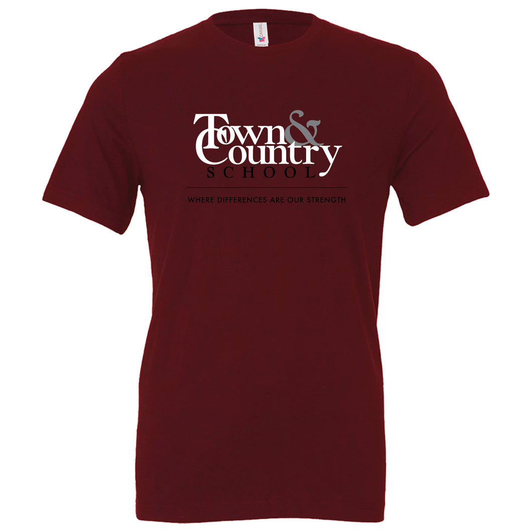 Town & Country School - Youth/Adult Fashion Soft Short Sleeve T