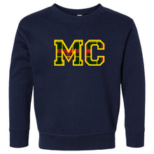 Load image into Gallery viewer, Monte Cassino - "Varsity Plaid" Toddler/Youth/Adult Crewneck Sweatshirt
