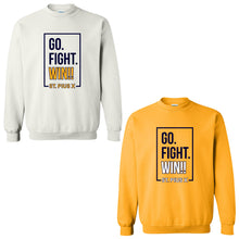 Load image into Gallery viewer, St. Pius X Catholic School - &quot;Go.Fight.Win&quot; Youth/Adult Crewneck Sweatshirt
