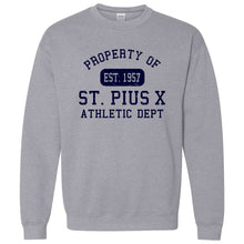 Load image into Gallery viewer, St. Pius X Catholic School - &quot;Property Of&quot; Youth/Adult Crewneck Sweatshirt
