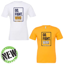 Load image into Gallery viewer, St. Pius X Catholic School - &quot;Go.Fight.Win&quot; Youth/Adult Fashion Soft SS T
