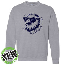 Load image into Gallery viewer, St. John Catholic School - "Shades" Youth/Adult Crewneck Sweatshirt
