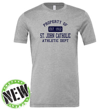Load image into Gallery viewer, St. John Catholic School - "Property Of" Youth/Adult Blended SS T
