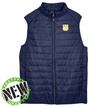 Load image into Gallery viewer, St. John Catholic School - "Crest" Men's Packable Puffer Vest
