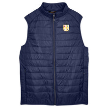 Load image into Gallery viewer, St. John Catholic School - "Crest" Men's Packable Puffer Vest
