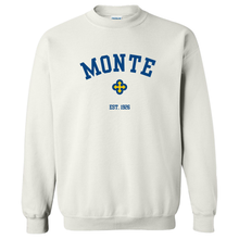 Load image into Gallery viewer, Monte Cassino - "College Monte" Youth/Adult Crewneck Sweatshirt
