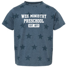 Load image into Gallery viewer, WEE Ministry Preschool - &quot;EST. 1977&quot; Toddler Short Sleeve T
