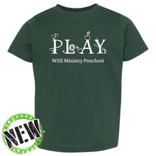 Load image into Gallery viewer, WEE Ministry Preschool - &quot;Play&quot; Toddler Fine Jersey Tee
