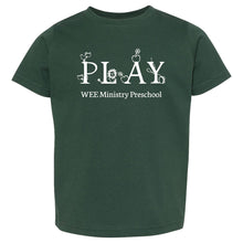 Load image into Gallery viewer, WEE Ministry Preschool - &quot;Play&quot; Toddler Fine Jersey Tee
