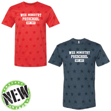 Load image into Gallery viewer, WEE Ministry Preschool - &quot;EST. 1977&quot; Youth/Adult Short Sleeve T
