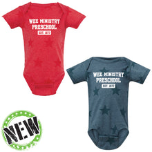 Load image into Gallery viewer, WEE Ministry Preschool - &quot;EST. 1977&quot; Infant Bodysuit
