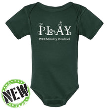 Load image into Gallery viewer, WEE Ministry Preschool - &quot;Play&quot; Infant Onesie
