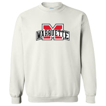 Load image into Gallery viewer, Marquette Catholic School - &quot;M Marquette&quot; Youth/Adult Crewneck Sweatshirt
