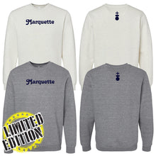 Load image into Gallery viewer, Marquette Catholic School - "Marquette Puff" Toddler/Youth/Adult Elevated Crewneck Fleece
