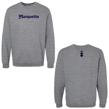 Load image into Gallery viewer, Marquette Catholic School - "Marquette Puff" Toddler/Youth/Adult Elevated Crewneck Fleece

