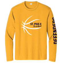 Load image into Gallery viewer, St. Pius X Catholic School - &quot;Shooter Shirt 2025&quot; Youth/Adult Performance LS T
