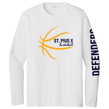 Load image into Gallery viewer, St. Pius X Catholic School - &quot;Shooter Shirt 2025&quot; Youth/Adult Performance LS T
