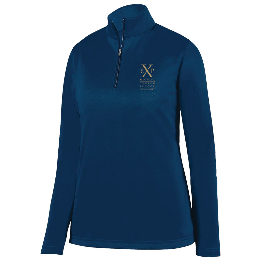 St. Pius X Catholic School - Ladies 1/4 Zip Performance Fleece Pullover