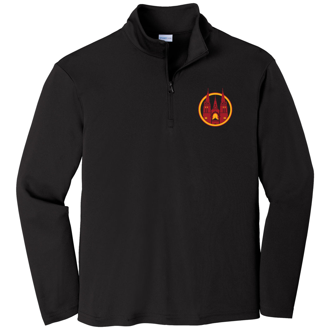 Holy Family Classical School - Youth/Adult 1/4-Zip Performance Pullover