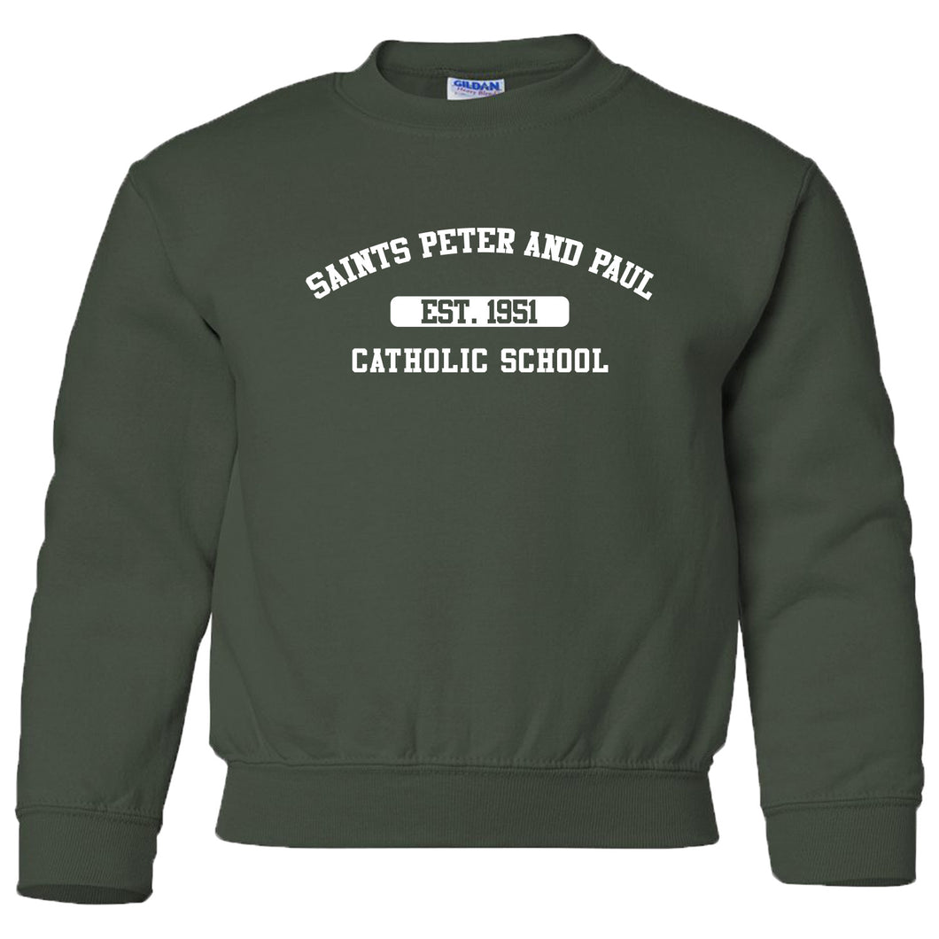Saints Peter and Paul Catholic School- Youth/Adult Est. 1951 Crewneck Sweatshirt