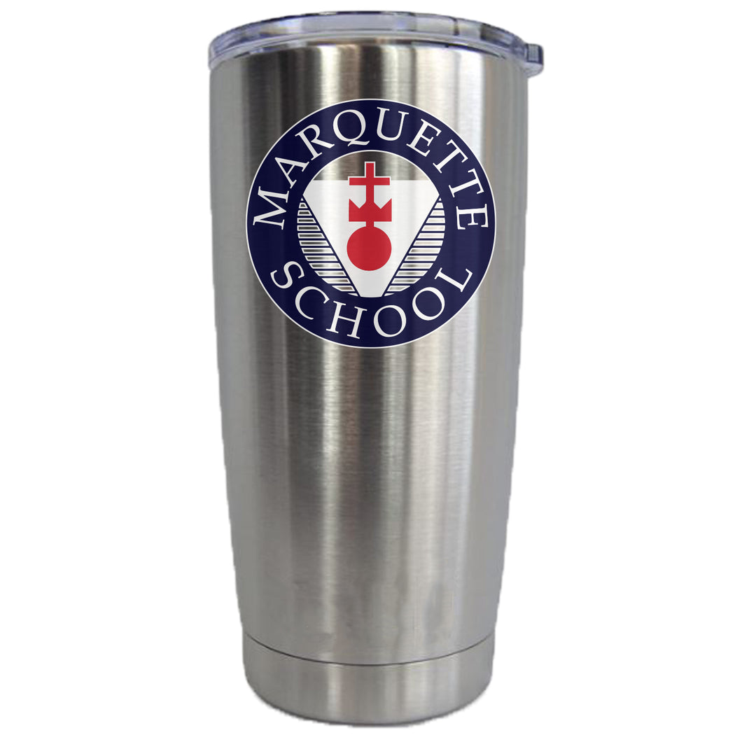 Marquette Catholic School - 20oz Travel Tumbler